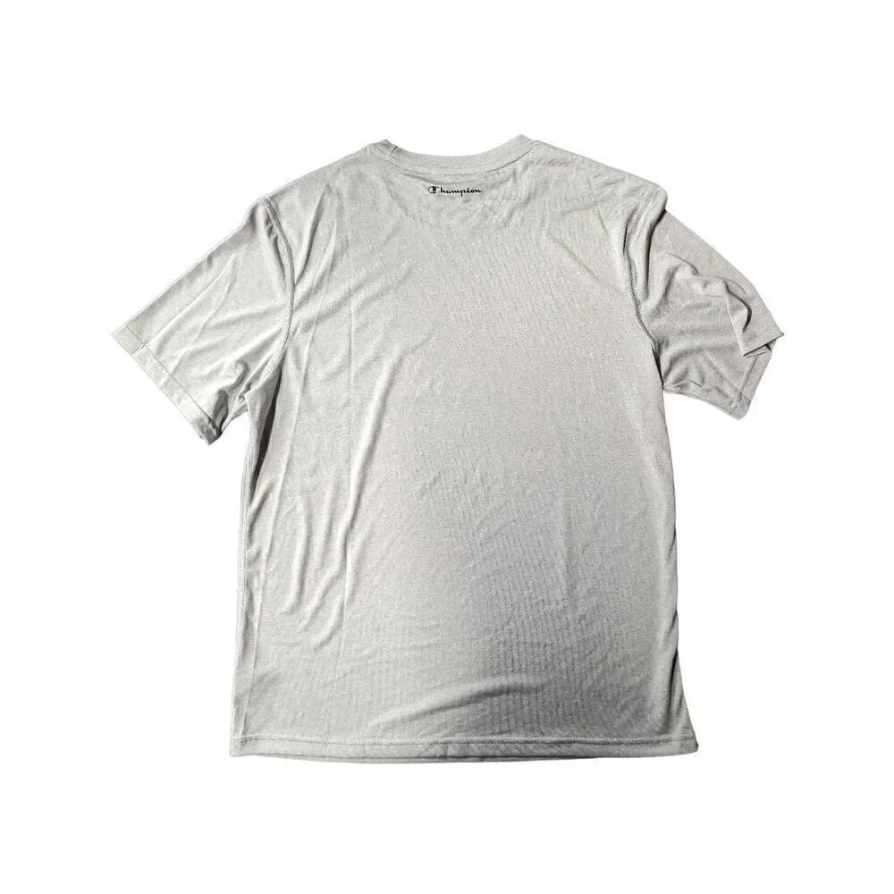NWT Champion Athletic Wear T Shirt Grey Short Sleeve Men's Size M - Picture 2 of 5